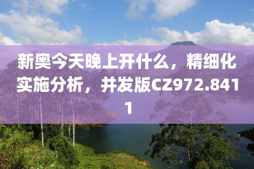 新奧今天晚上開什么，精細(xì)化實(shí)施分析，并發(fā)版CZ972.8411