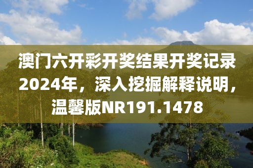 澳門六開彩開獎(jiǎng)結(jié)果開獎(jiǎng)記錄2024年，深入挖掘解釋說(shuō)明，溫馨版NR191.1478