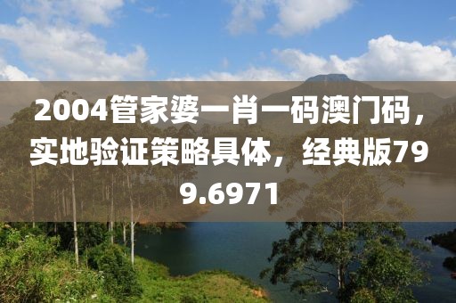 2004管家婆一肖一碼澳門碼，實地驗證策略具體，經(jīng)典版799.6971