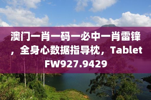 澳門一肖一碼一必中一肖雷鋒，全身心數(shù)據(jù)指導枕，TabletFW927.9429