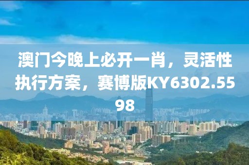 澳門今晚上必開一肖，靈活性執(zhí)行方案，賽博版KY6302.5598