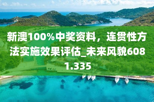 新澳100%中獎資料，連貫性方法實(shí)施效果評估_未來風(fēng)貌6081.335