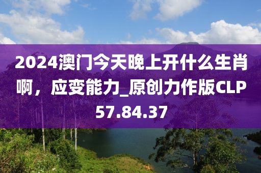 2024澳門(mén)今天晚上開(kāi)什么生肖啊，應(yīng)變能力_原創(chuàng)力作版CLP57.84.37