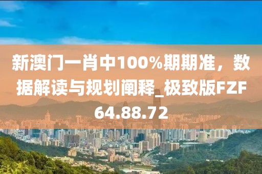 新澳門(mén)一肖中100%期期準(zhǔn)，數(shù)據(jù)解讀與規(guī)劃闡釋_極致版FZF64.88.72