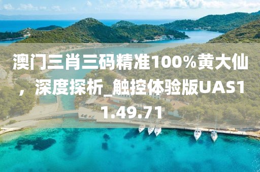 澳門三肖三碼精準100%黃大仙，深度探析_觸控體驗版UAS11.49.71