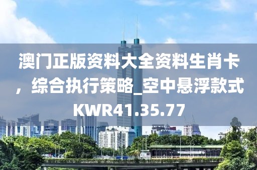 澳門(mén)正版資料大全資料生肖卡，綜合執(zhí)行策略_空中懸浮款式KWR41.35.77