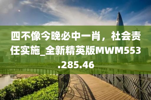 四不像今晚必中一肖，社會(huì)責(zé)任實(shí)施_全新精英版MWM553.285.46