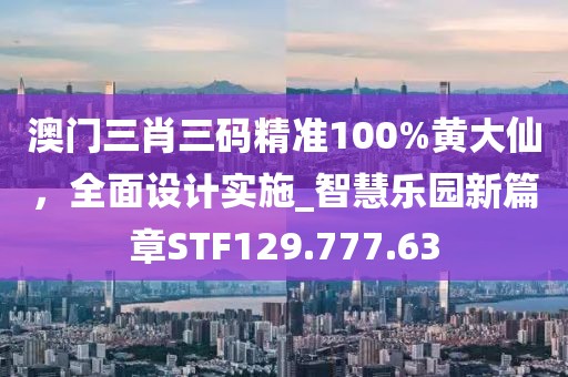 澳門三肖三碼精準100%黃大仙，全面設計實施_智慧樂園新篇章STF129.777.63