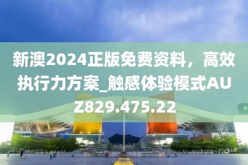 新澳2024正版免費資料，高效執(zhí)行力方案_觸感體驗模式AUZ829.475.22