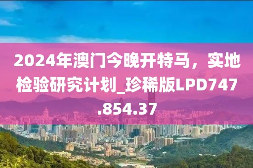 2024年澳門今晚開特馬，實(shí)地檢驗(yàn)研究計(jì)劃_珍稀版LPD747.854.37