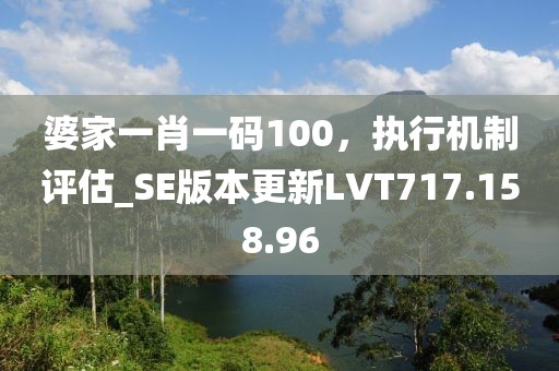 婆家一肖一碼100，執(zhí)行機(jī)制評(píng)估_SE版本更新LVT717.158.96