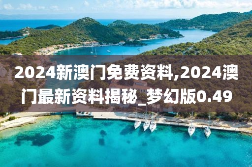 2024新澳門免費資料,2024澳門最新資料揭秘_夢幻版0.49