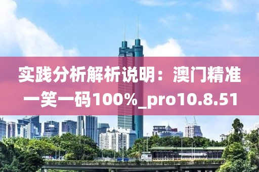 實踐分析解析說明：澳門精準一笑一碼100%_pro10.8.51