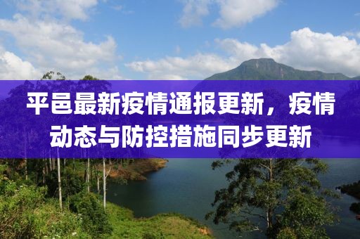 平邑最新疫情通報更新，疫情動態(tài)與防控措施同步更新