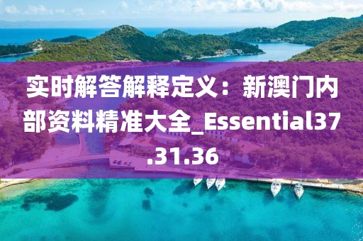 實(shí)時(shí)解答解釋定義：新澳門(mén)內(nèi)部資料精準(zhǔn)大全_Essential37.31.36