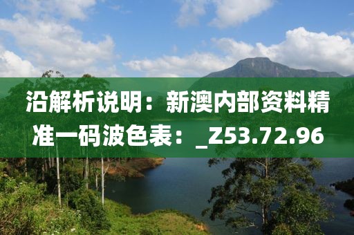 沿解析說明：新澳內(nèi)部資料精準一碼波色表：_Z53.72.96