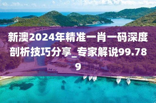 新澳2024年精準(zhǔn)一肖一碼深度剖析技巧分享_專家解說99.789