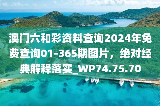 澳門六和彩資料查詢2024年免費查詢01-365期圖片，絕對經(jīng)典解釋落實_WP74.75.70